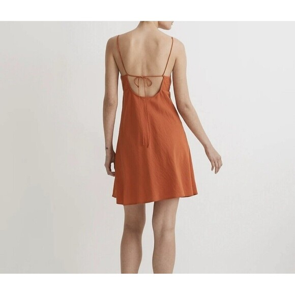 Madewell Sadie Mini Slip Dress Gatehouse Green Strappy Women's Sz 0 Item NL091 - Picture 7 of 11